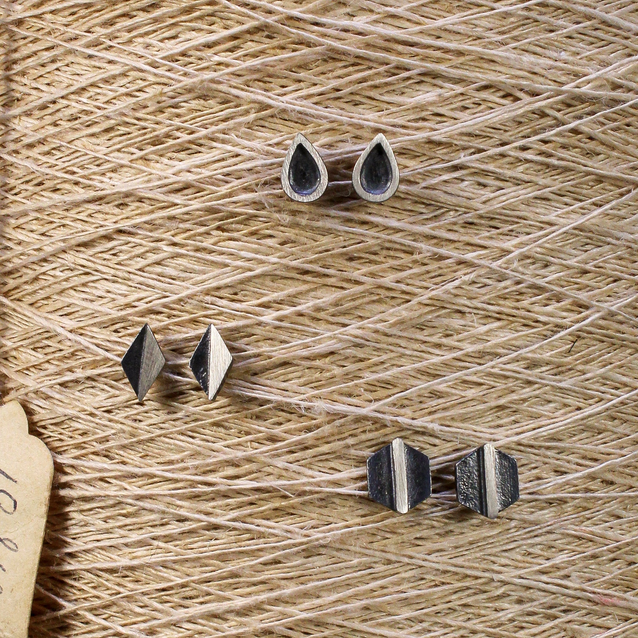 NEW! Medium Eclipse Studs in Multiple Designs by Heather Guidero Fire